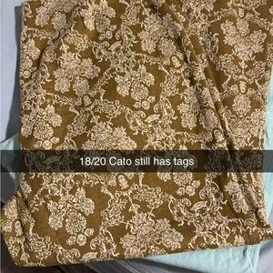 Cato dress pants elastic waste size 18/20